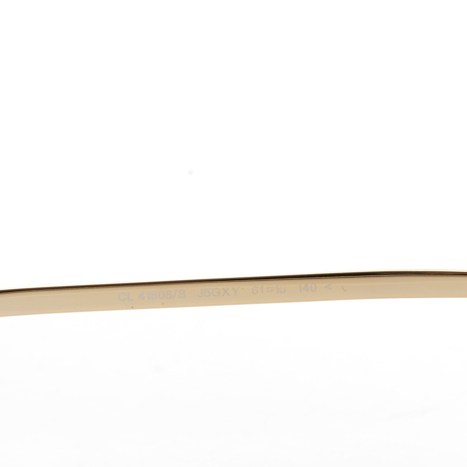 Celine Metal Sunglasses CL 41808/S Gold 4 of 6