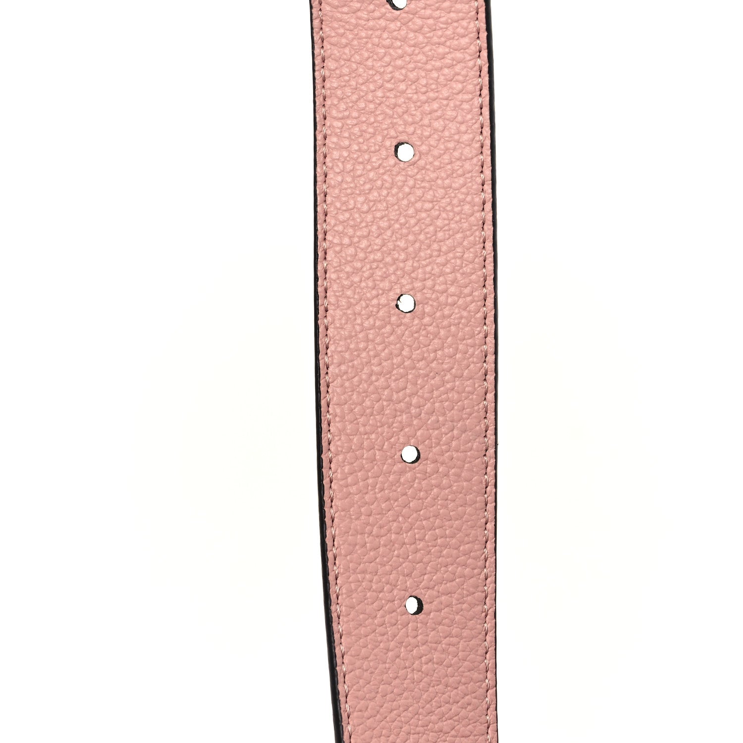 Louis Vuitton Calfskin Monogram 30mm LV Initiales Reversible Belt 85 34 Rose Ballerine 4 of 5