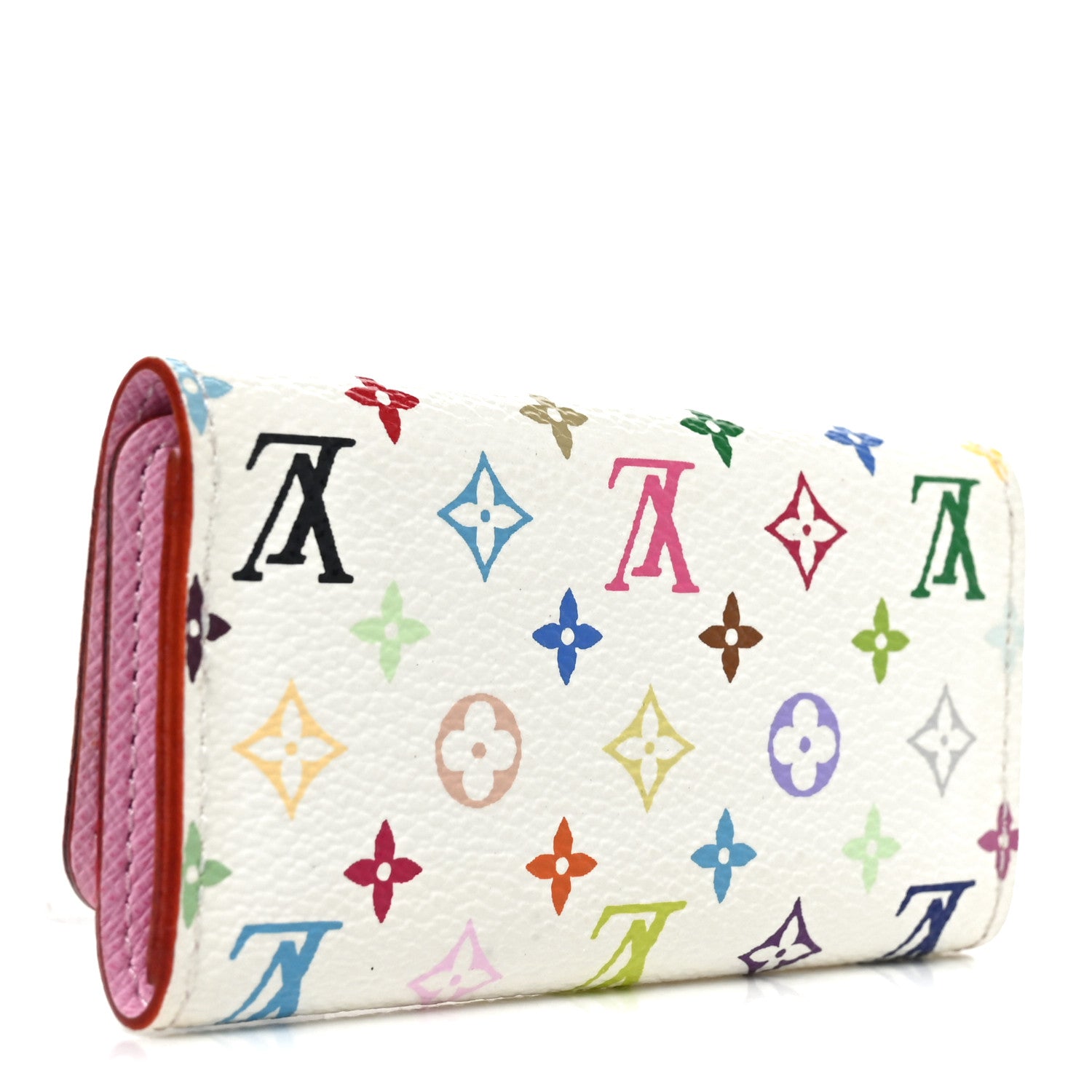 Louis Vuitton Monogram Multicolor Multicles 4 Key Holder White Litchi 3 of 7