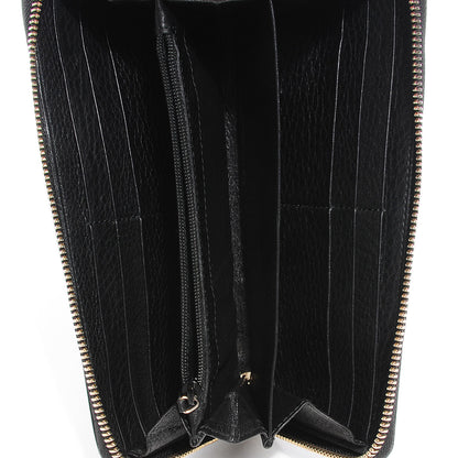Gucci Pebbled Calfskin Soho Zip Around Wallet Black 7 of 7