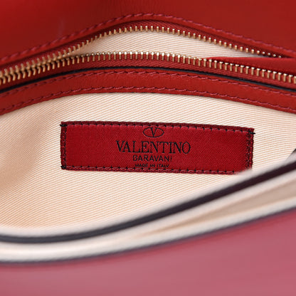 Valentino Garavani Nappa Monochrome Rockstud Wristlet Clutch Rosso Valentino 6 of 8