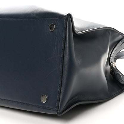 Balenciaga Calfskin Karung Padlock Nude Work S Top Handle Black Encre Orange Tang 11 of 11