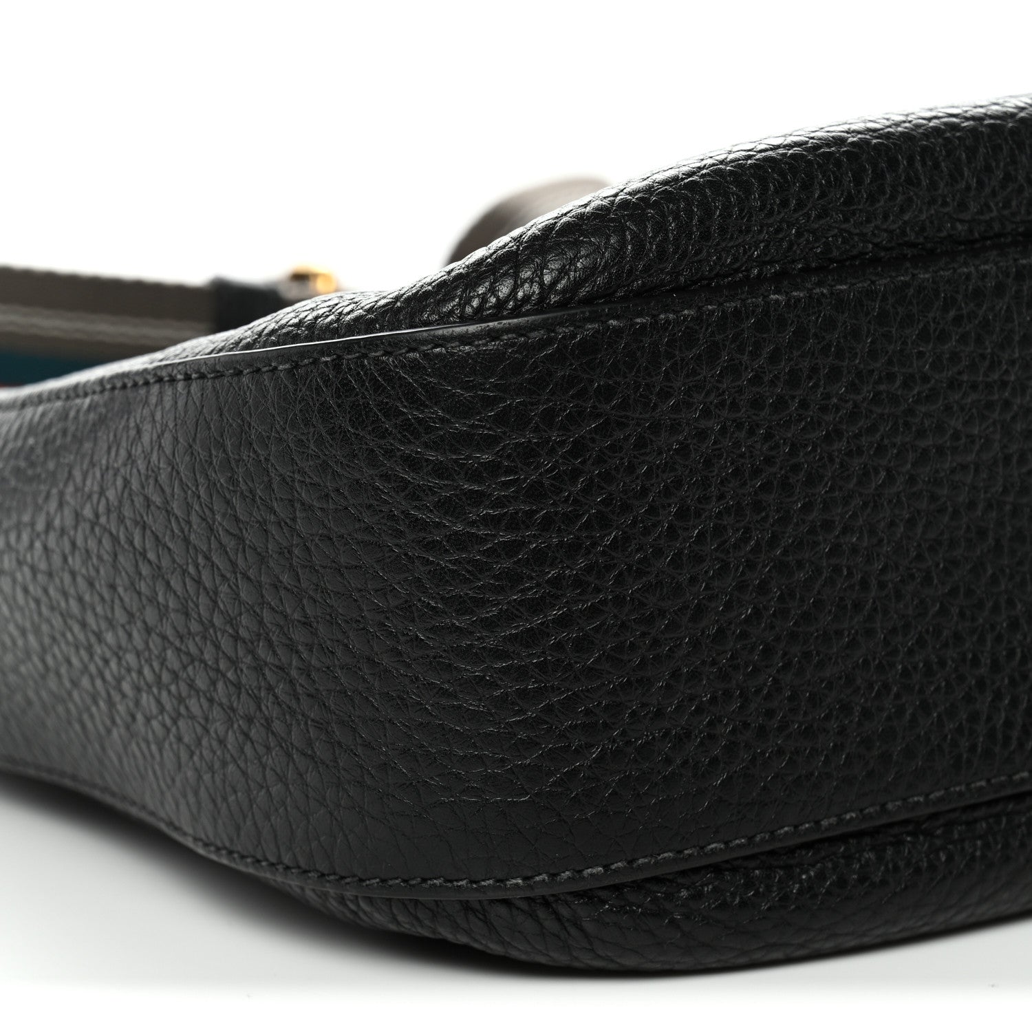 Prada Vitello Phenix Small Zippered Messenger Hobo Black 9 of 10