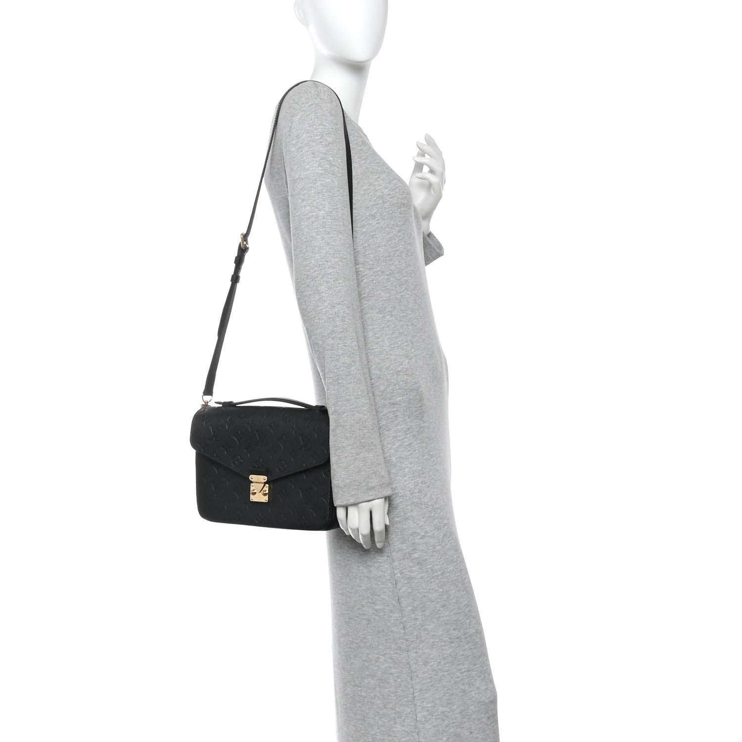Louis Vuitton Empreinte Pochette Metis Black 2 of 13