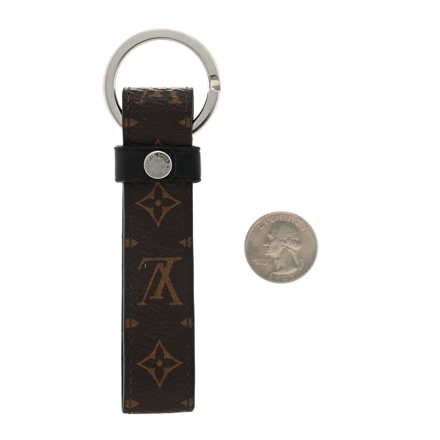 Monogram LV Dragonne Bag Charm Key Holder