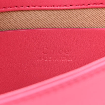 Chloe Lambskin Small Faye Top Handle Bag Hot Pink 6 of 9