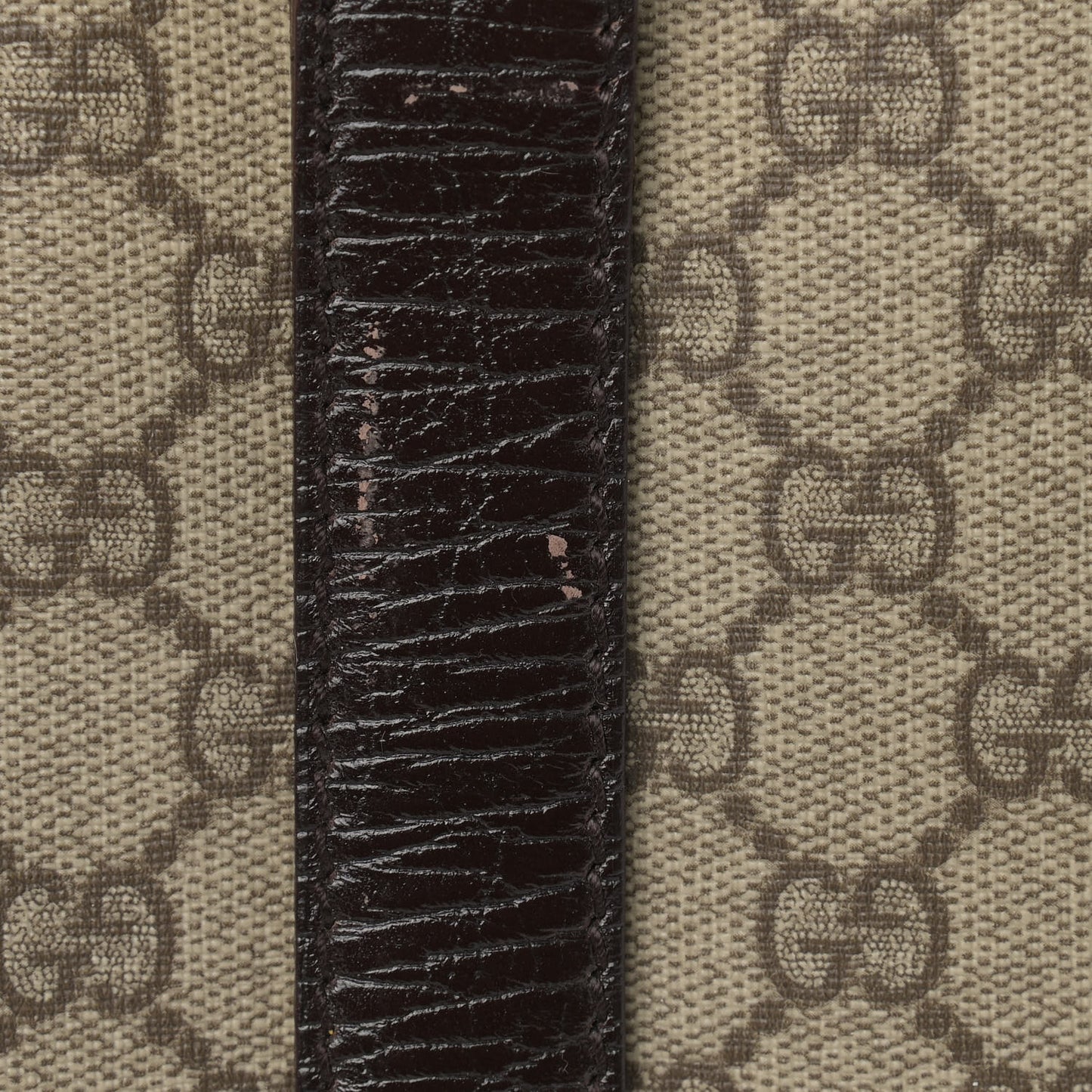 GG Plus Monogram Tote Dark Brown