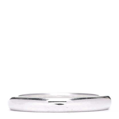 Tiffany Sterling Silver Diamond Elsa Peretti Band Ring 50 5.5 3 of 6