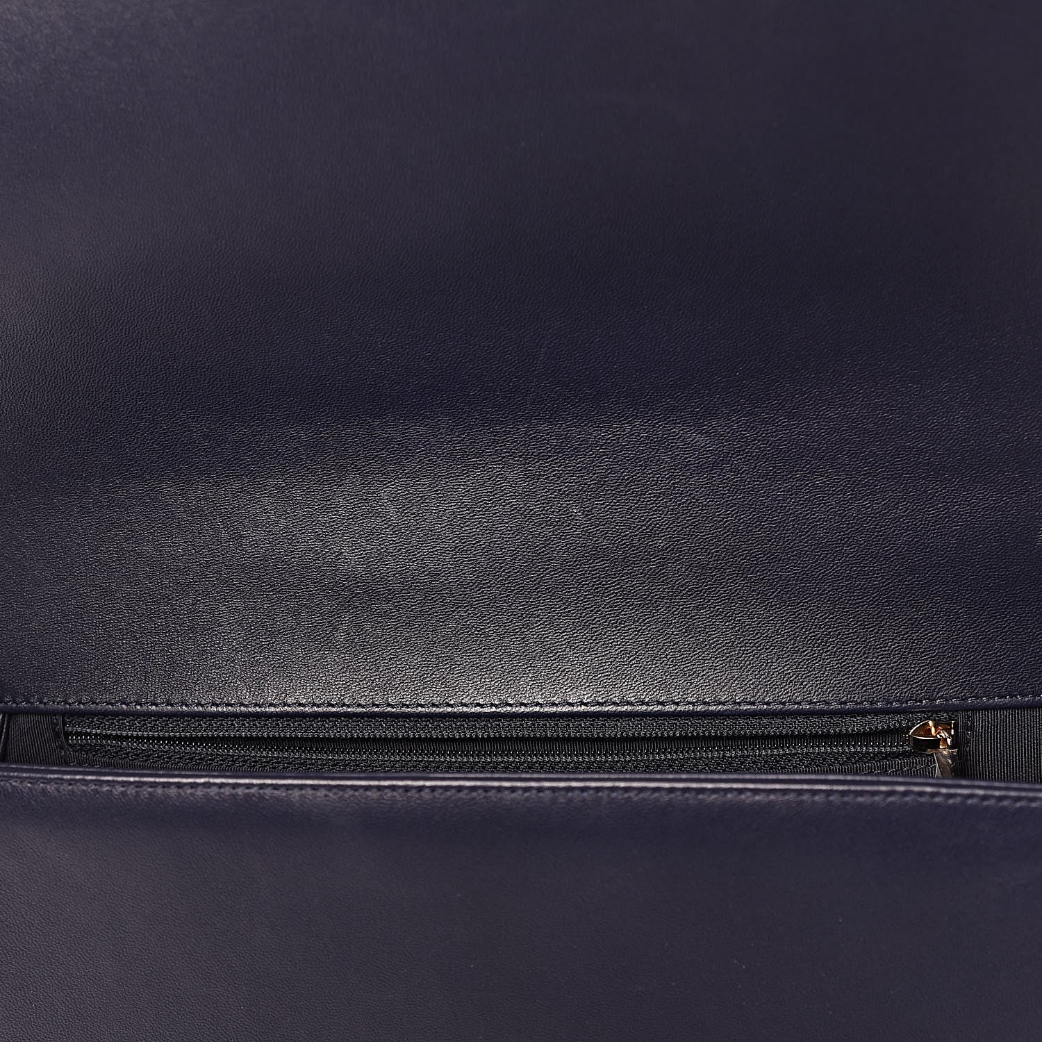 Chanel Lambskin Quilted Large Boy Flap Navy 8 of 11