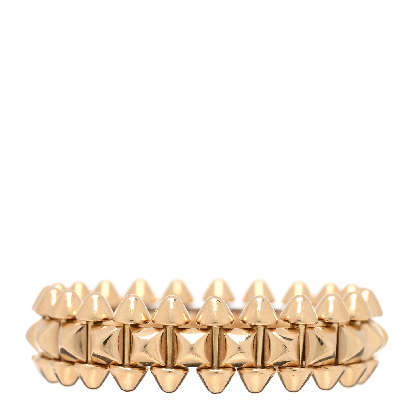 18K Pink Gold SM Clash De Cartier Ring 56 7.5