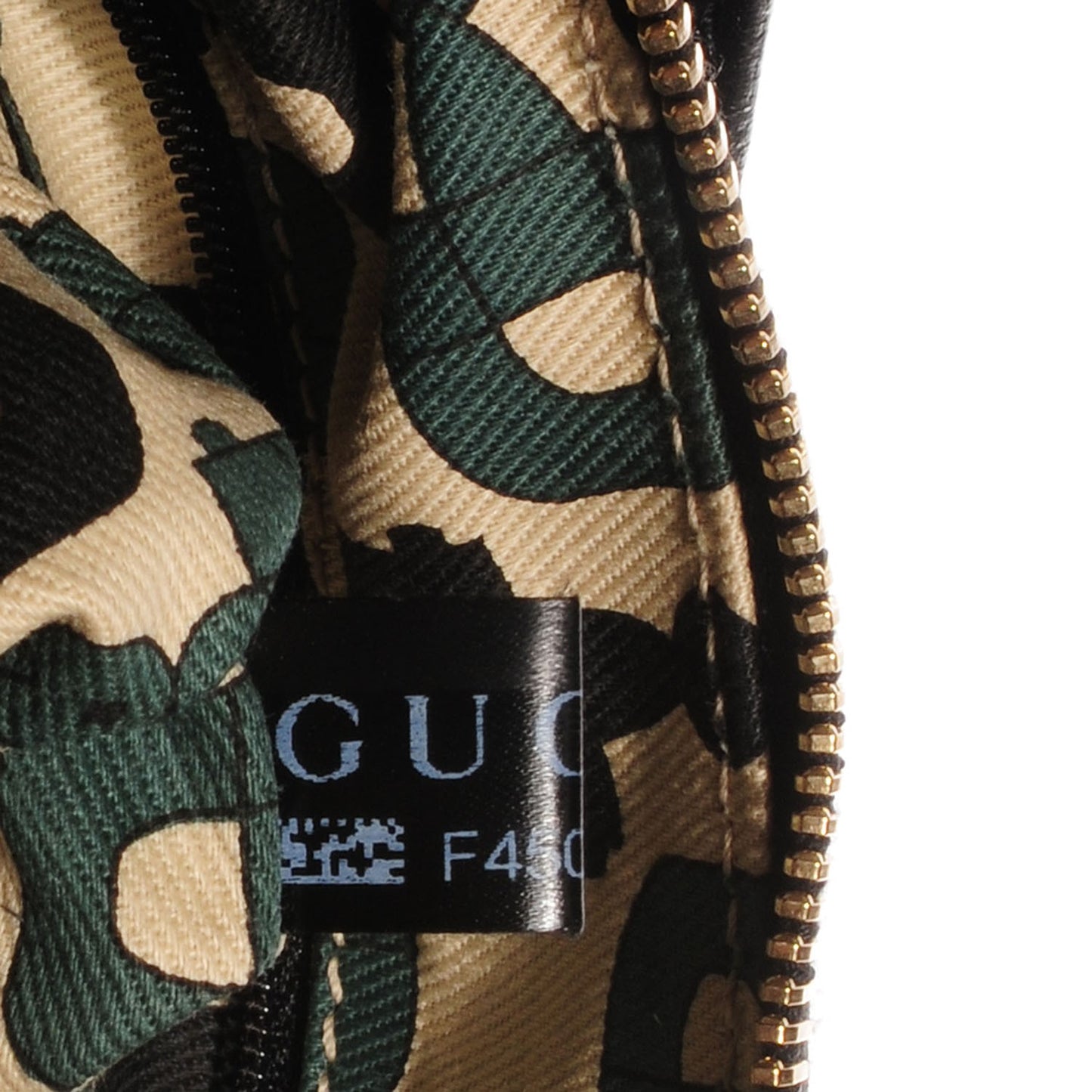 Guccissima Large D Gold Hobo Black