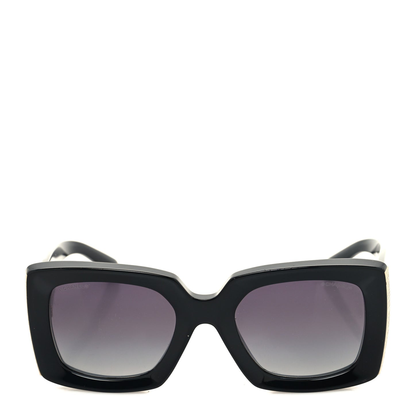 Acetate Rectangle Sunglasses 5435 Black