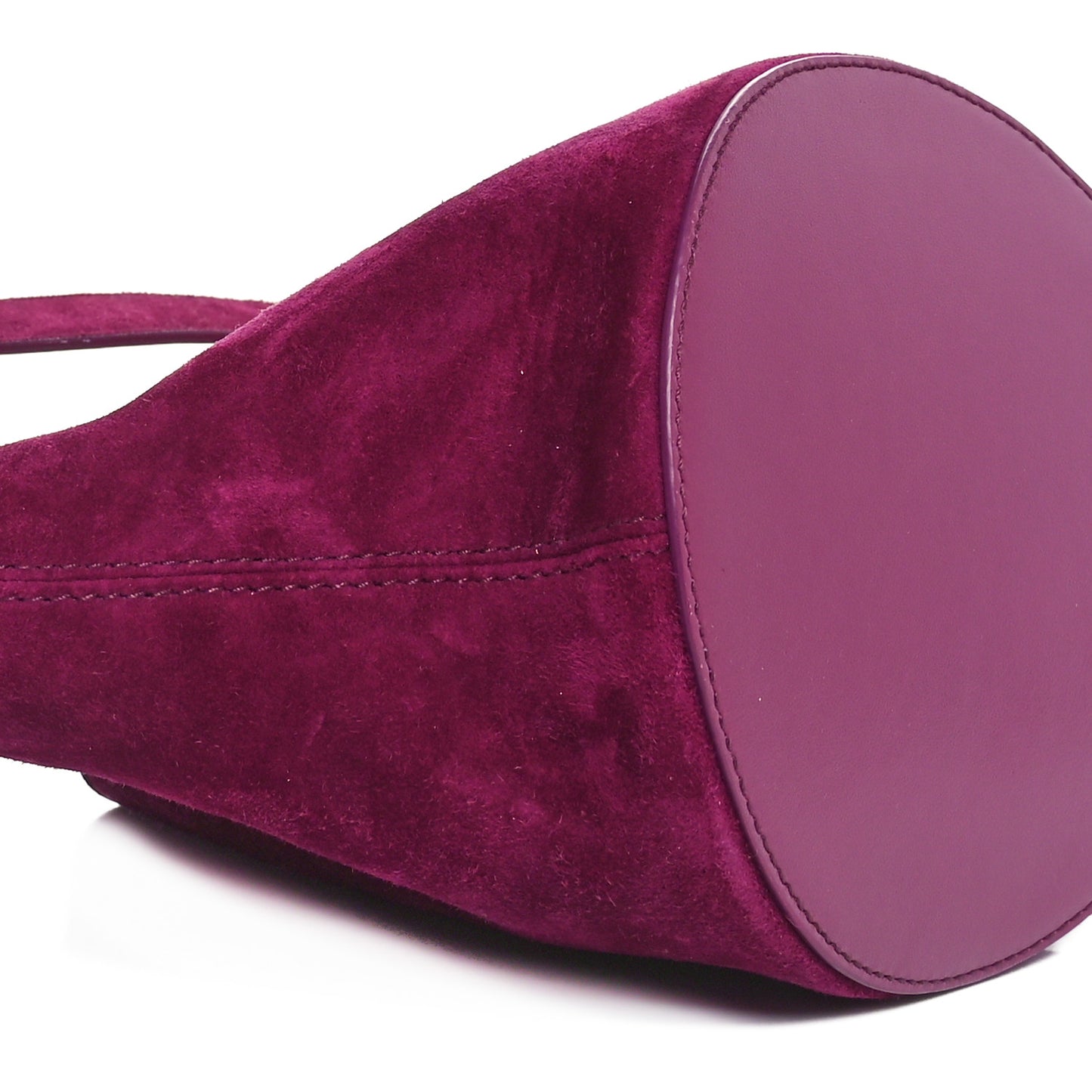 Suede Calfskin Mini Lotus Tote Mulberry