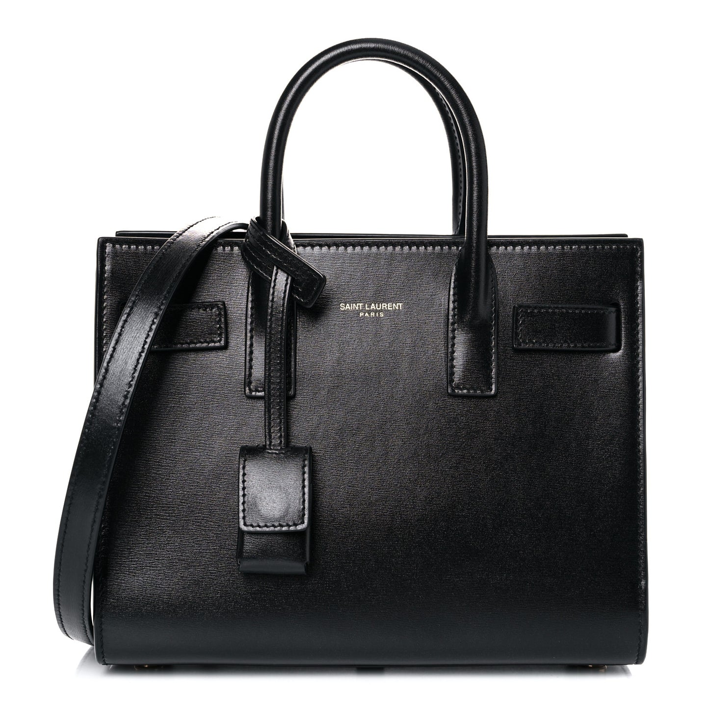 Calfskin Nano Sac De Jour Black