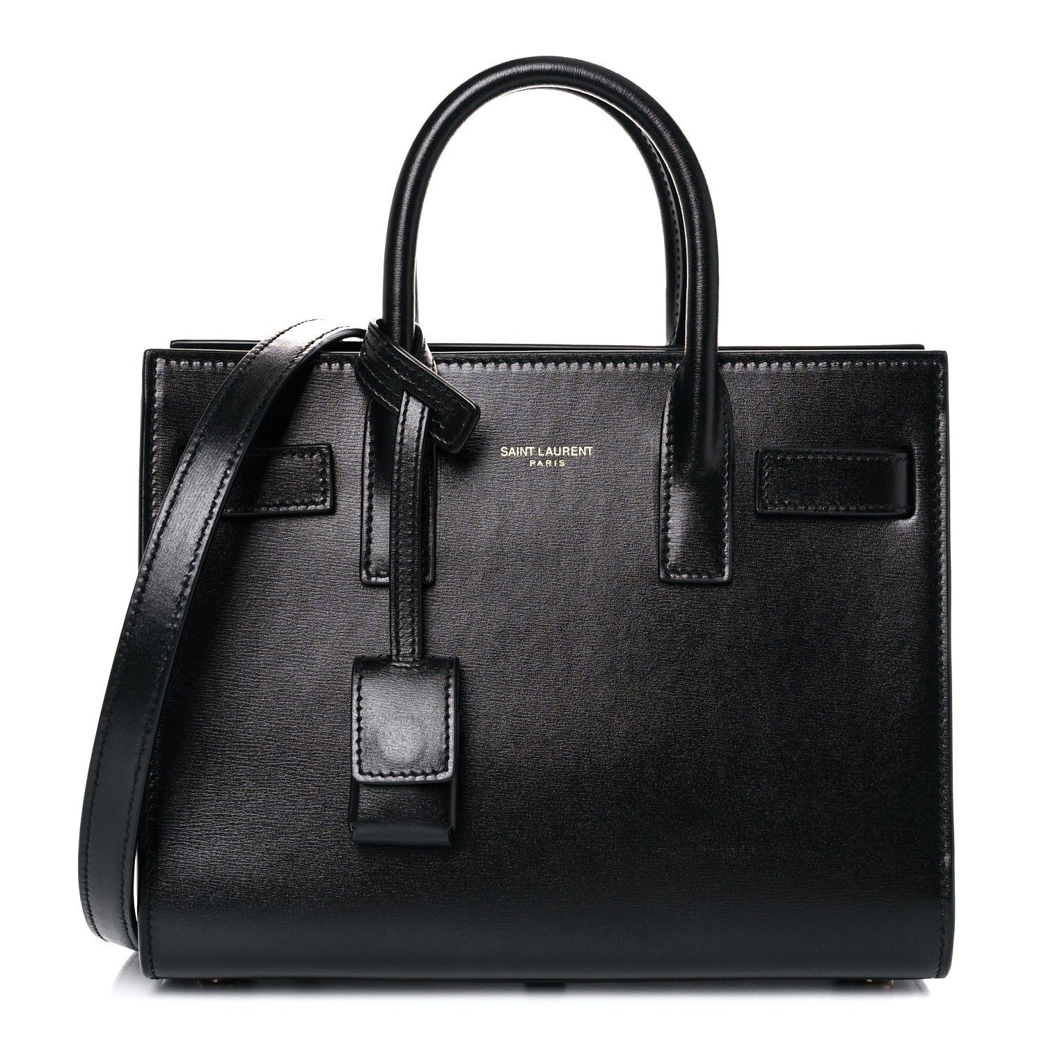 Saint Laurent Calfskin Nano Sac De Jour Black 1 of 12