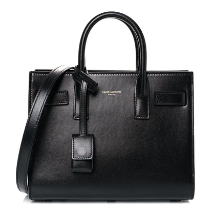 Saint Laurent Calfskin Nano Sac De Jour Black 1 of 12