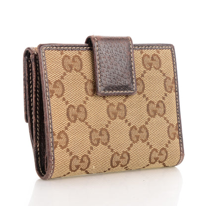 Gucci Monogram Princy Compact French Flap Wallet Brown 3 of 10