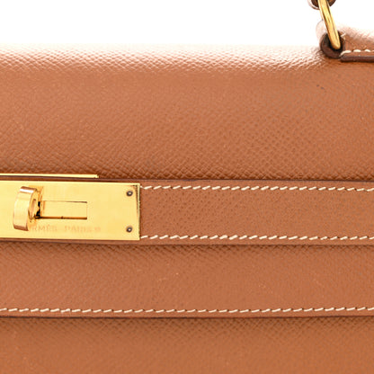 Hermes Courchevel Kelly Sellier 32 Gold 18 of 34
