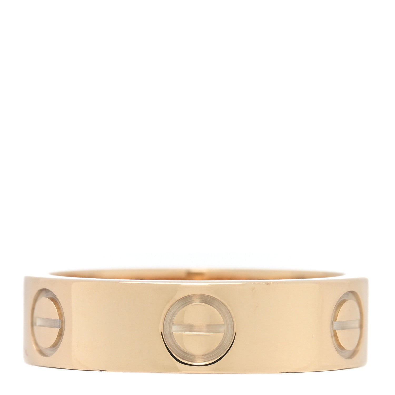 Cartier 18K Yellow Gold 5.5mm LOVE Ring 54 6.75 3 of 5