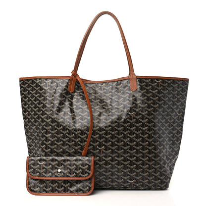 Goyard Goyardine Saint Louis GM Black Gold 1 of 10