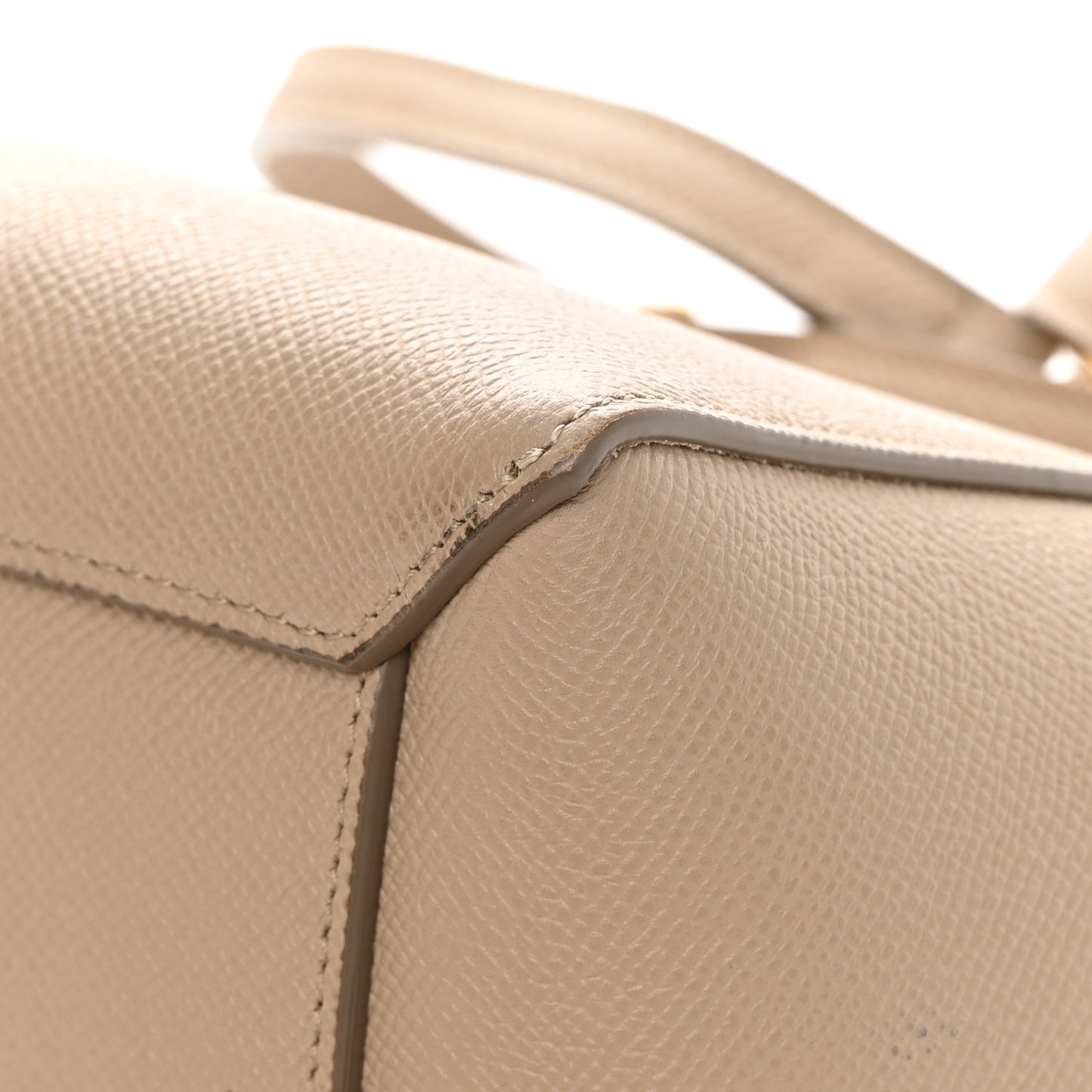Grained Calfskin Nano Belt Bag Light Taupe