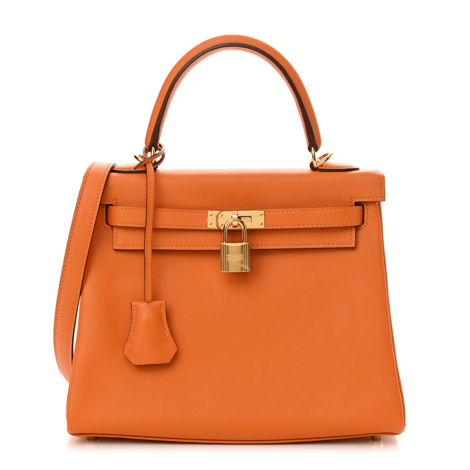 Hermes Swift Kelly Retourne 25 Abricot 1 of 12