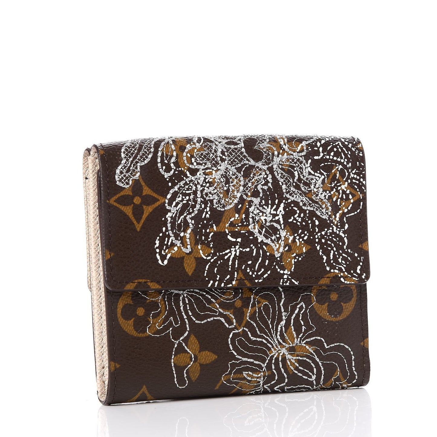 Monogram Dentelle Ludlow Wallet Silver