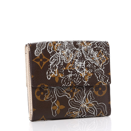 Louis Vuitton Monogram Dentelle Ludlow Wallet Silver 3 of 8