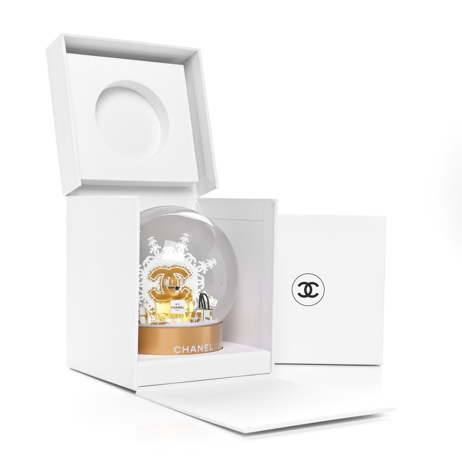 Chanel Glass N°5 Perfume Bottle Snow Globe 4 of 4