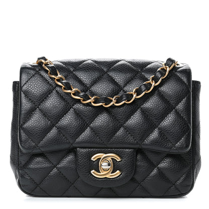 Chanel Caviar Quilted Mini Square Flap Black 1 of 5