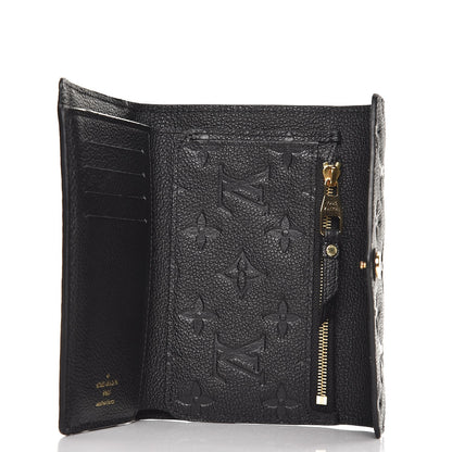 Louis Vuitton Empreinte Compact Curieuse Wallet Black 5 of 6