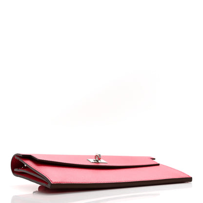 Hermes Madame Calfskin Kelly Pocket Long Wallet Rose Extreme 4 of 8