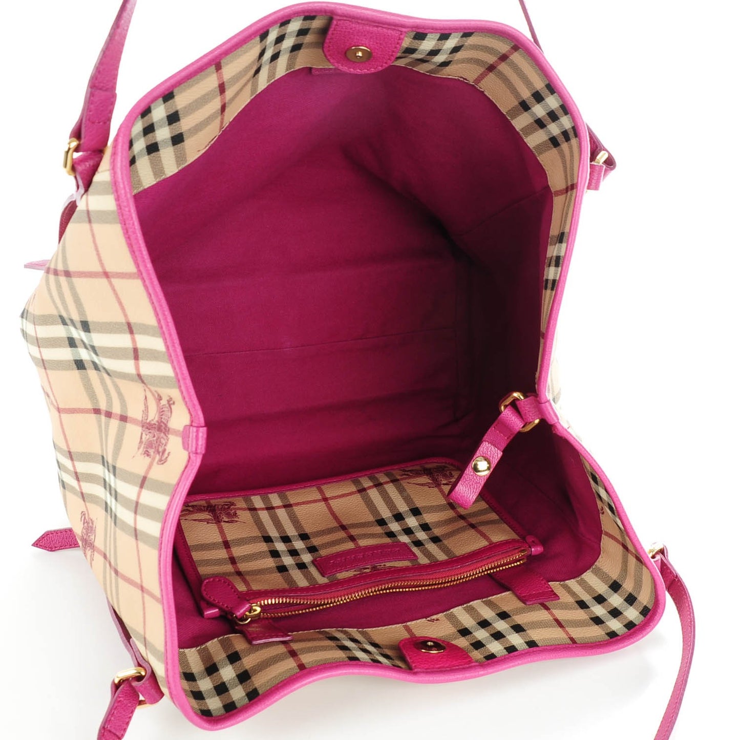Haymarket Check Large Canterbury Tote Magenta