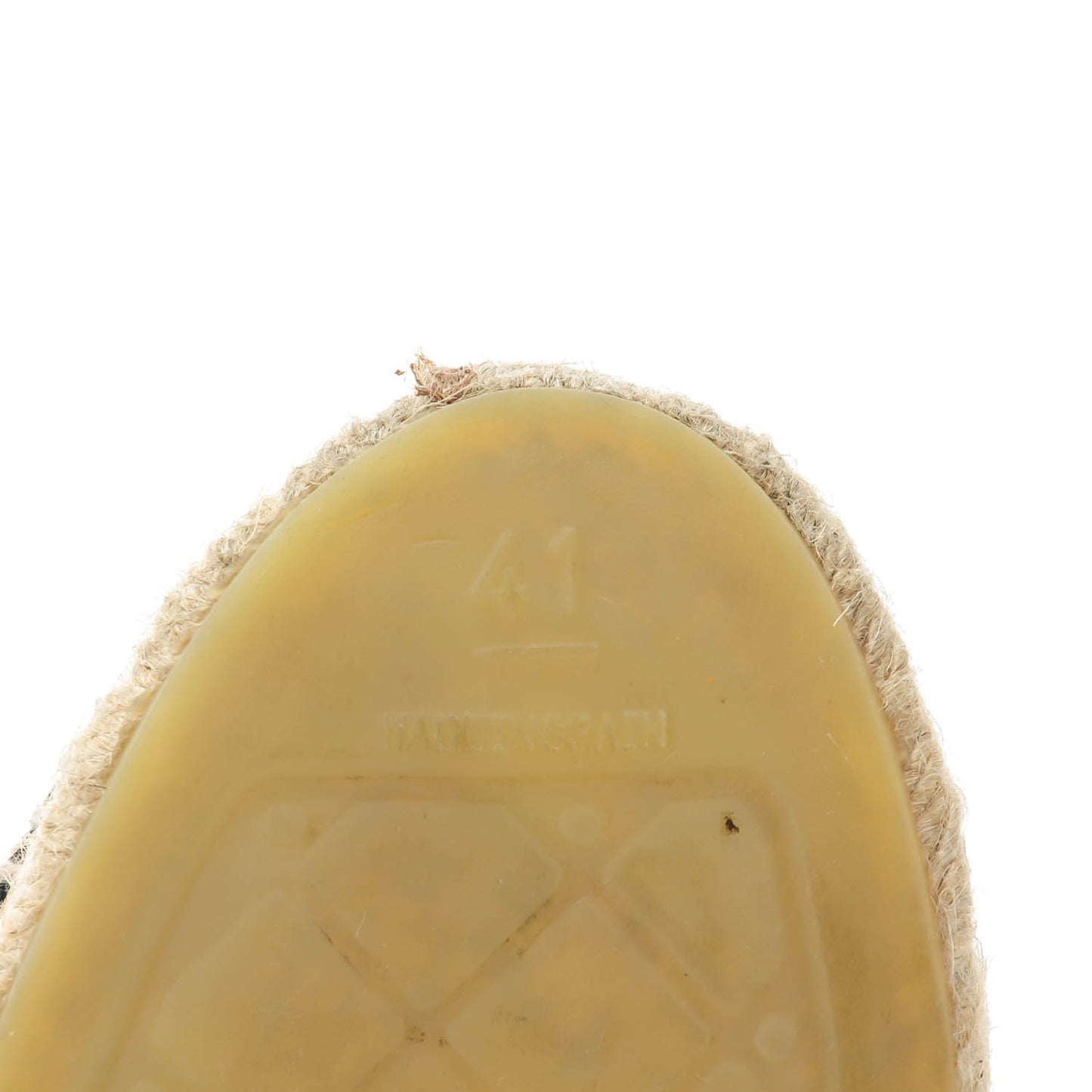 Lambskin CC Espadrilles 41 Black
