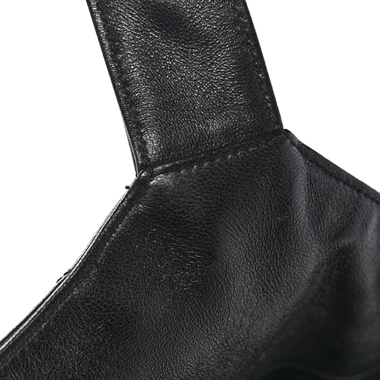 Lambskin Quilted Maxi Icare Shopping Tote Black