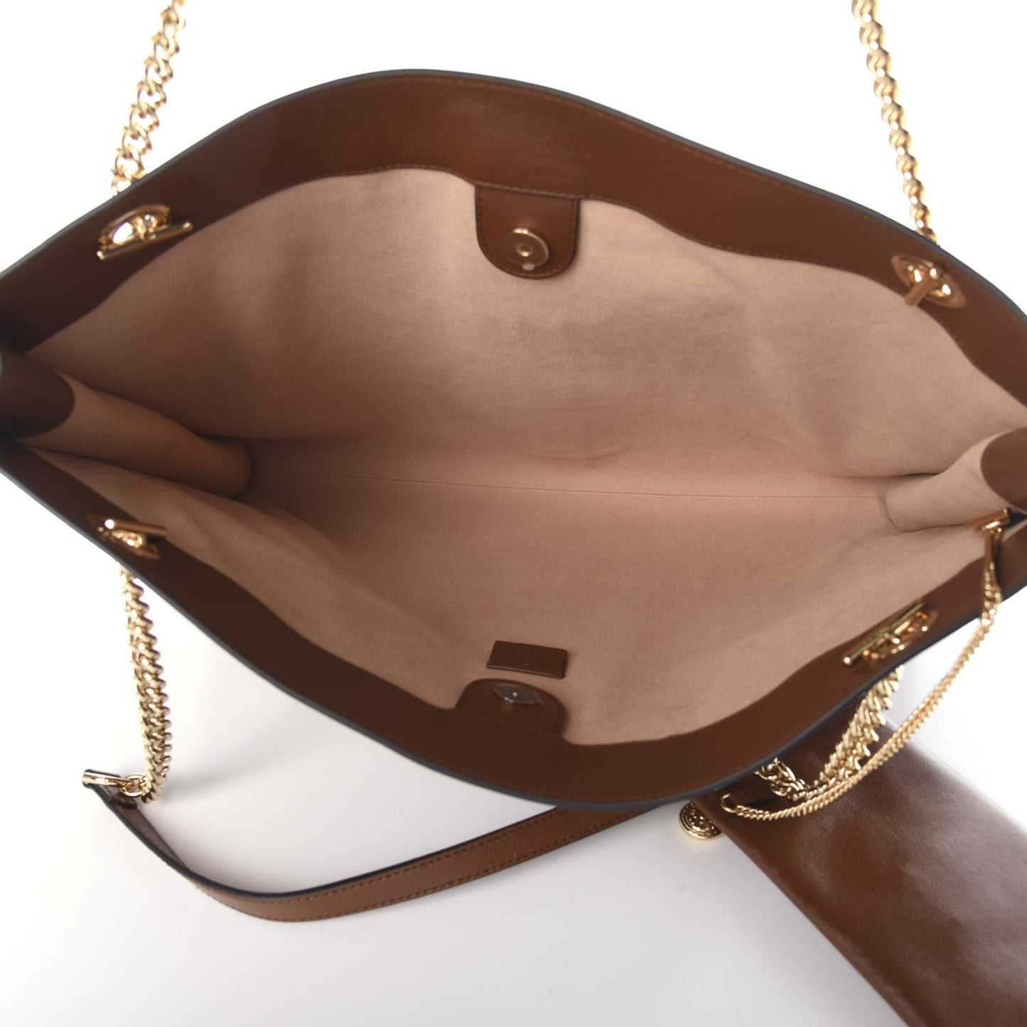 Calfskin Large Rajah Chain Tote Cuir