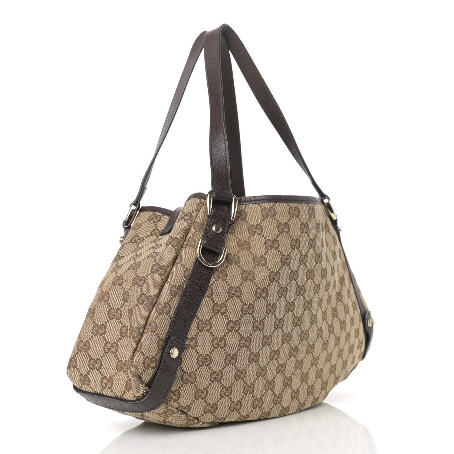 Gucci Monogram Medium Abbey Shoulder Bag Dark Brown 3 of 13