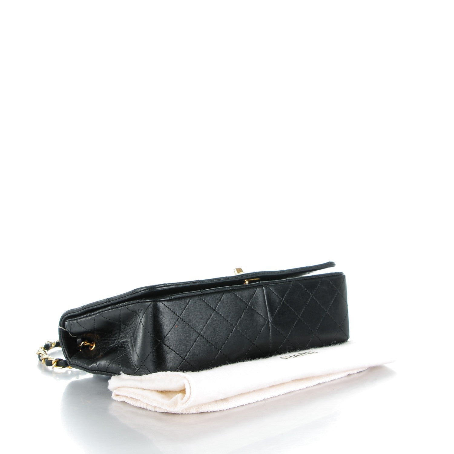 Chanel Lambskin Quilted Small Single Flap Black 4 of 10