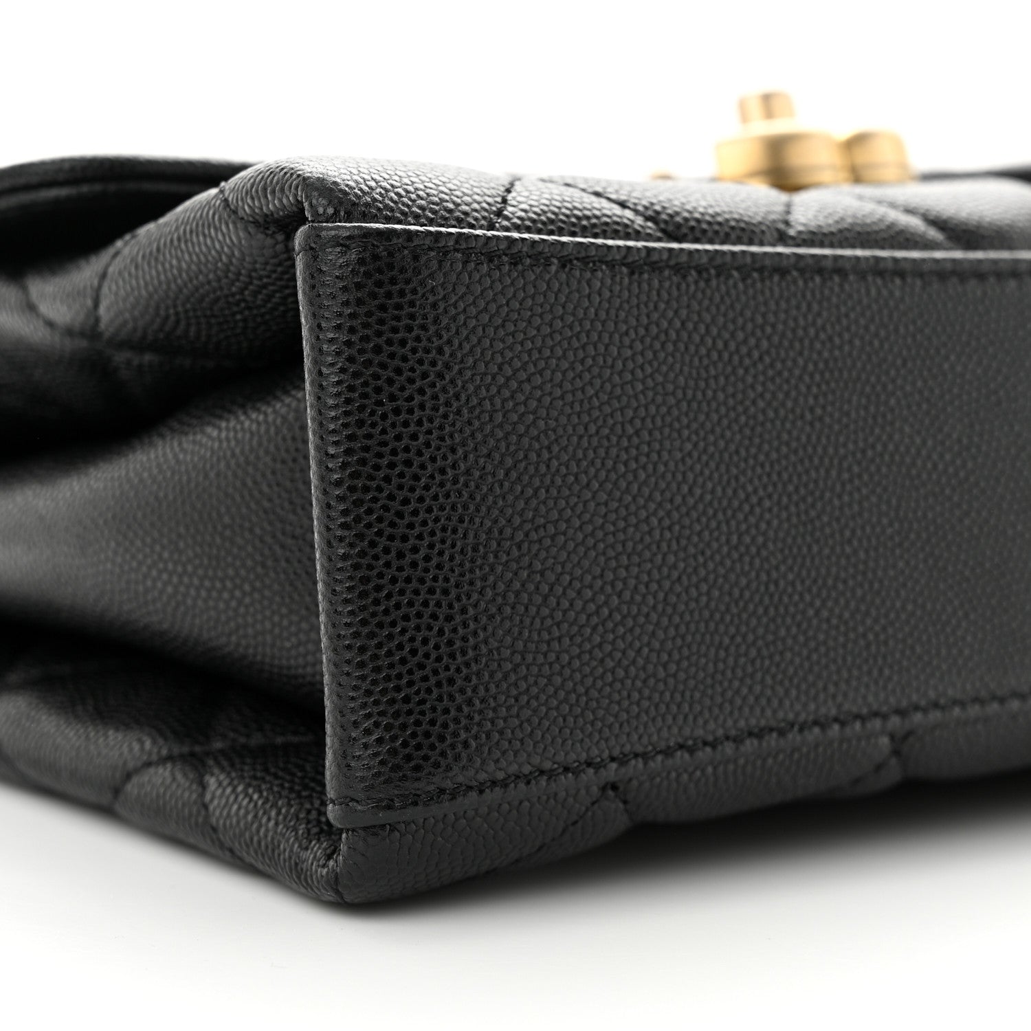 Chanel Caviar Quilted Medium Carry Me Top Handle Flap Black 9 of 11