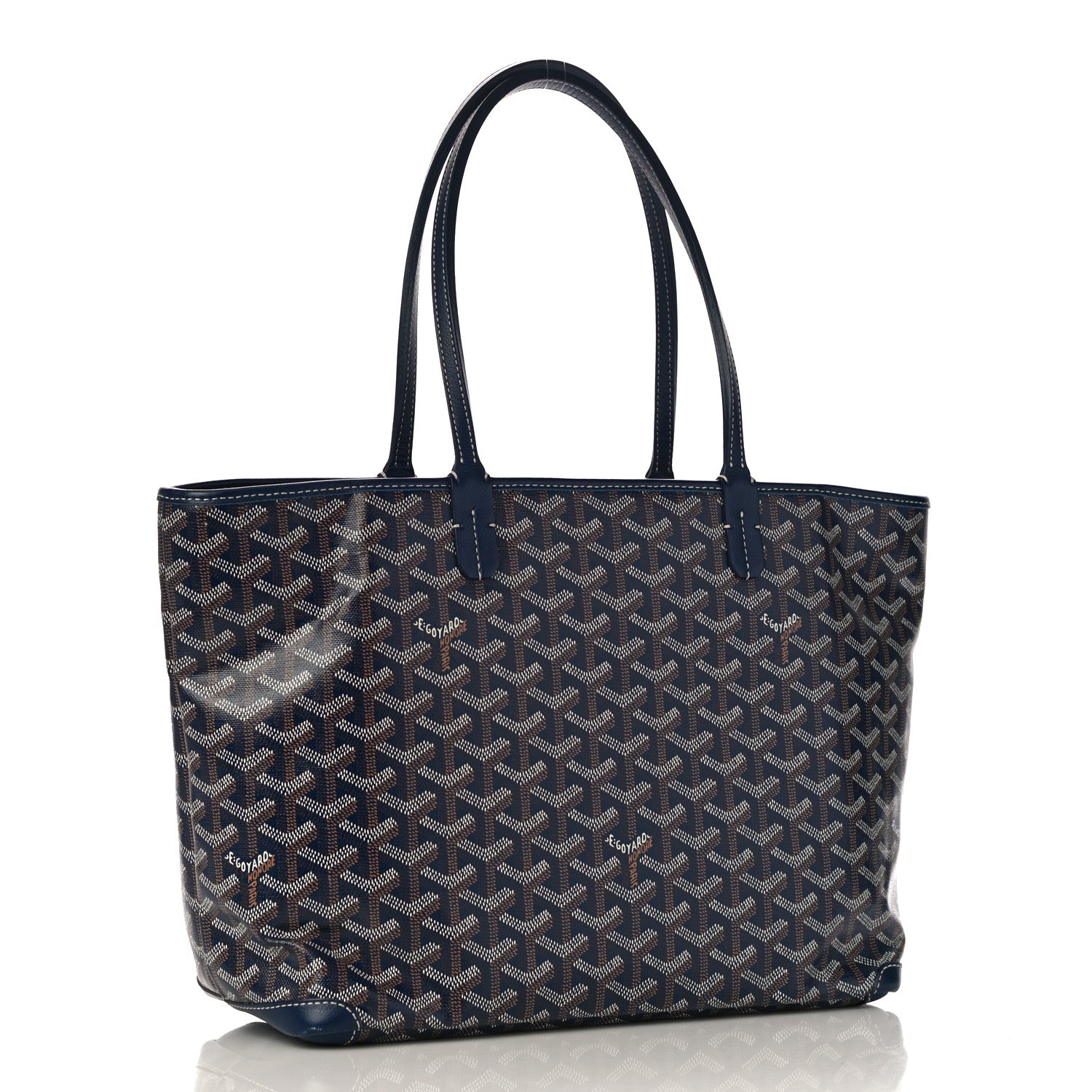 Goyard Goyardine Artois PM Navy 3 of 10