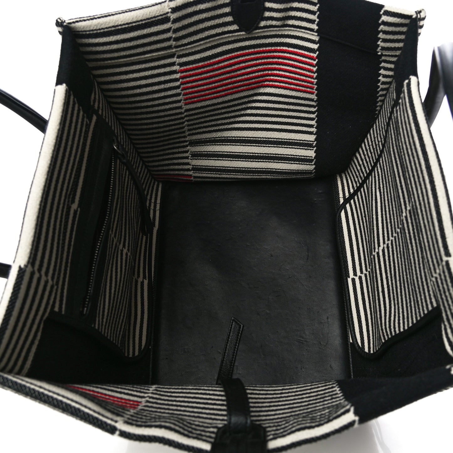 Cotton Canvas Stripped Medium Phantom Luggage Multicolor