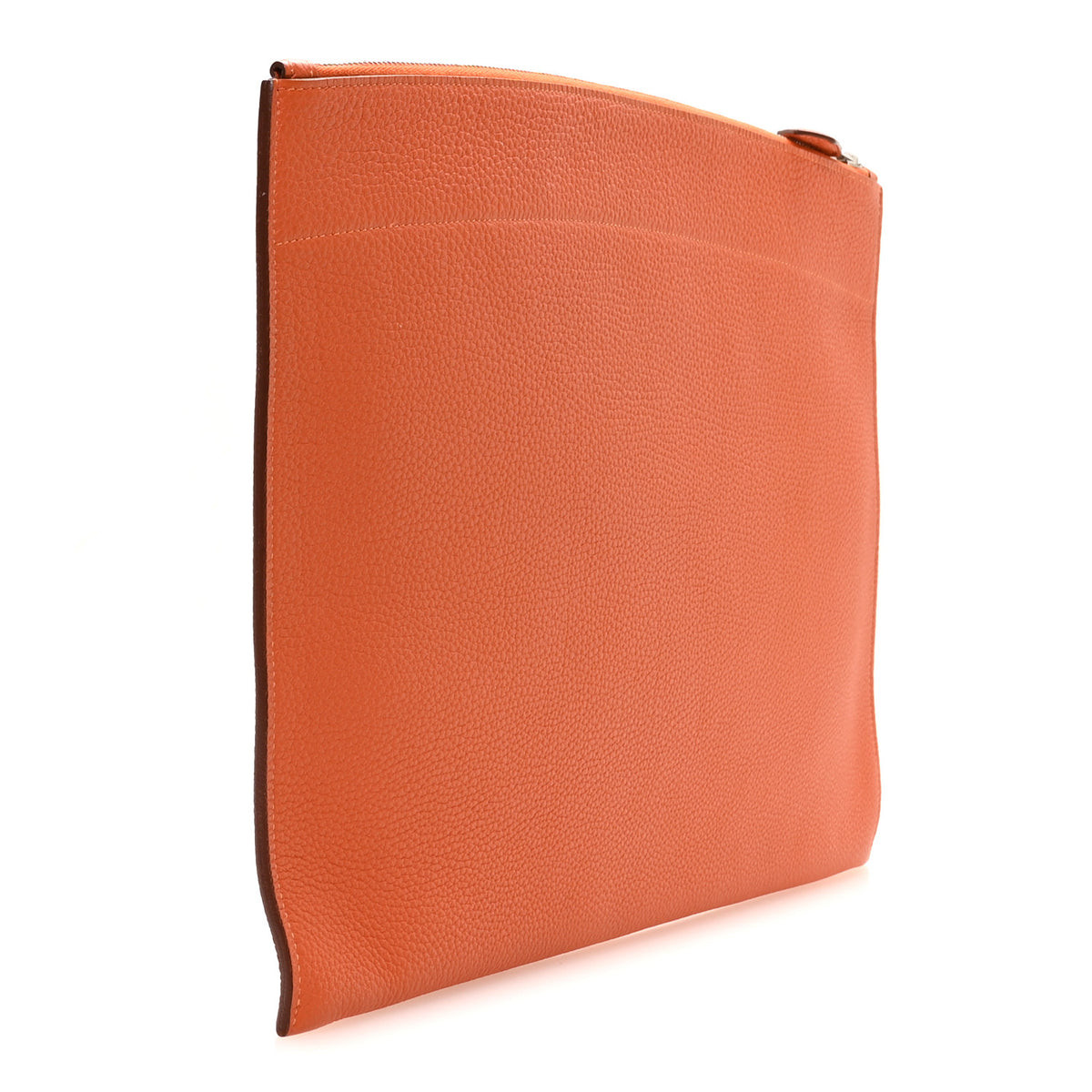Hermes Togo Large Bazar Pouch Orange 3 of 7