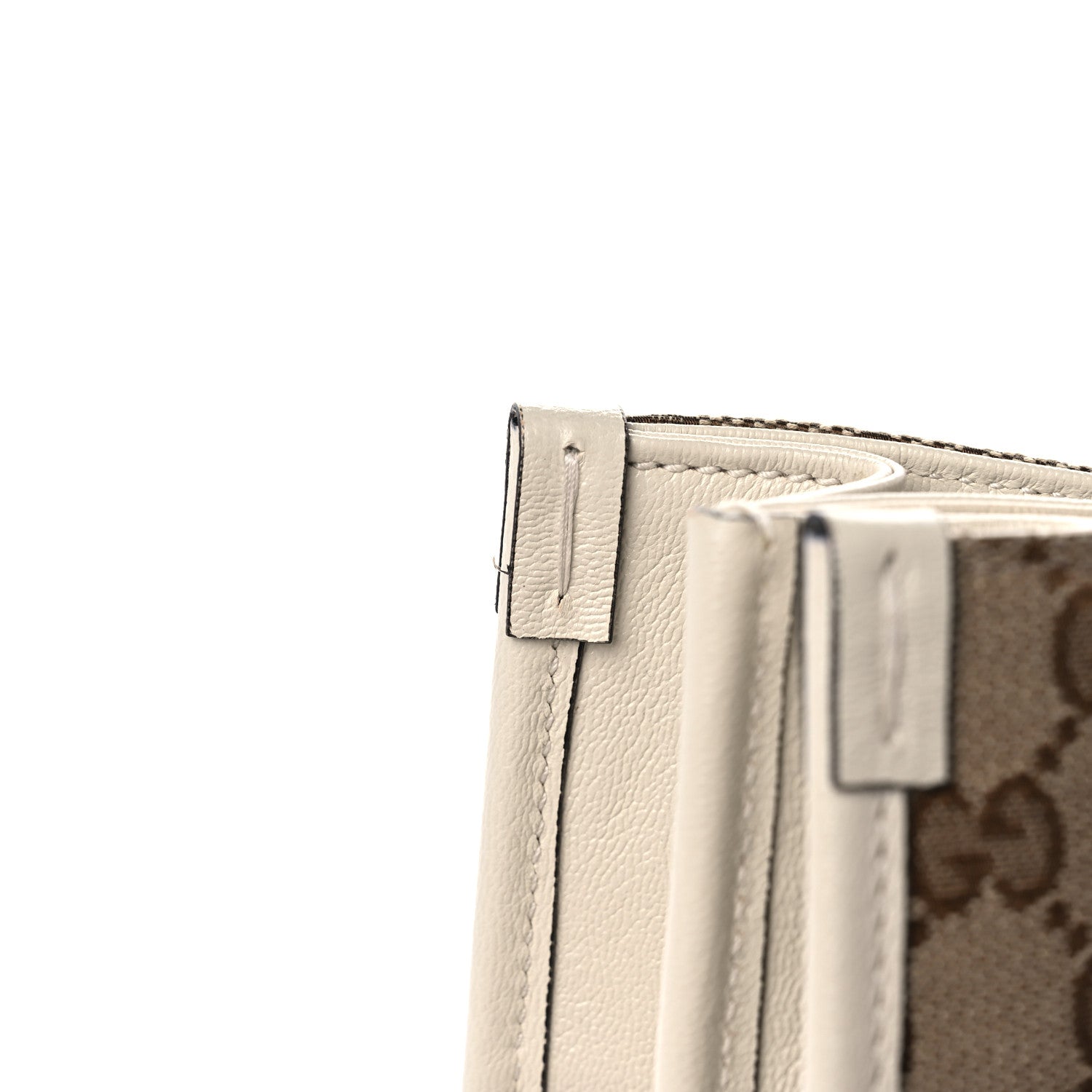 Gucci Monogram Calfskin Medium Horsebit 1955 Tote Bag Beige Mystic White 16 of 16