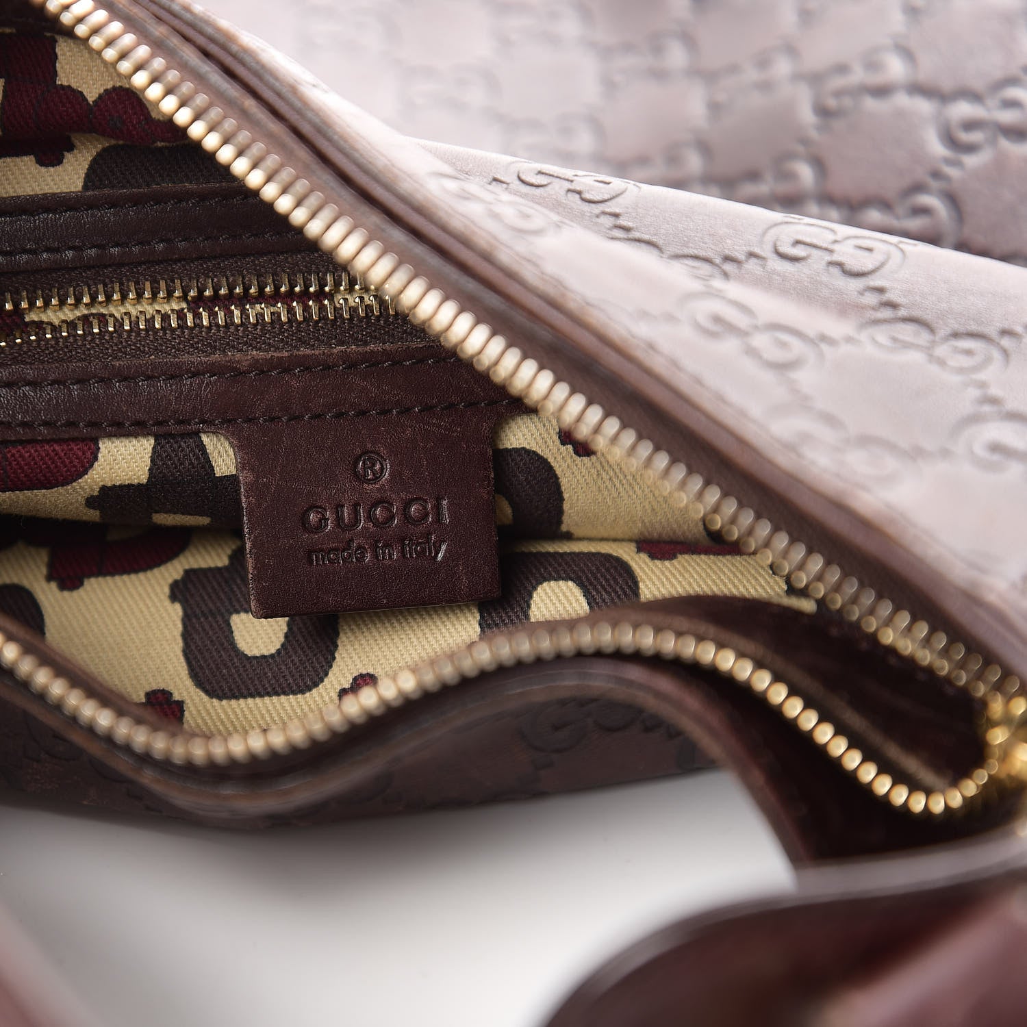 Gucci Guccissima Creole Hobo Chocolate 6 of 17