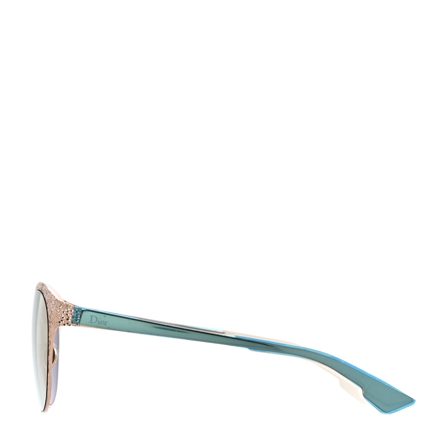 Christian Dior Metal DiorUnique Limited Edition Sunglasses Gold Pink 2 of 9