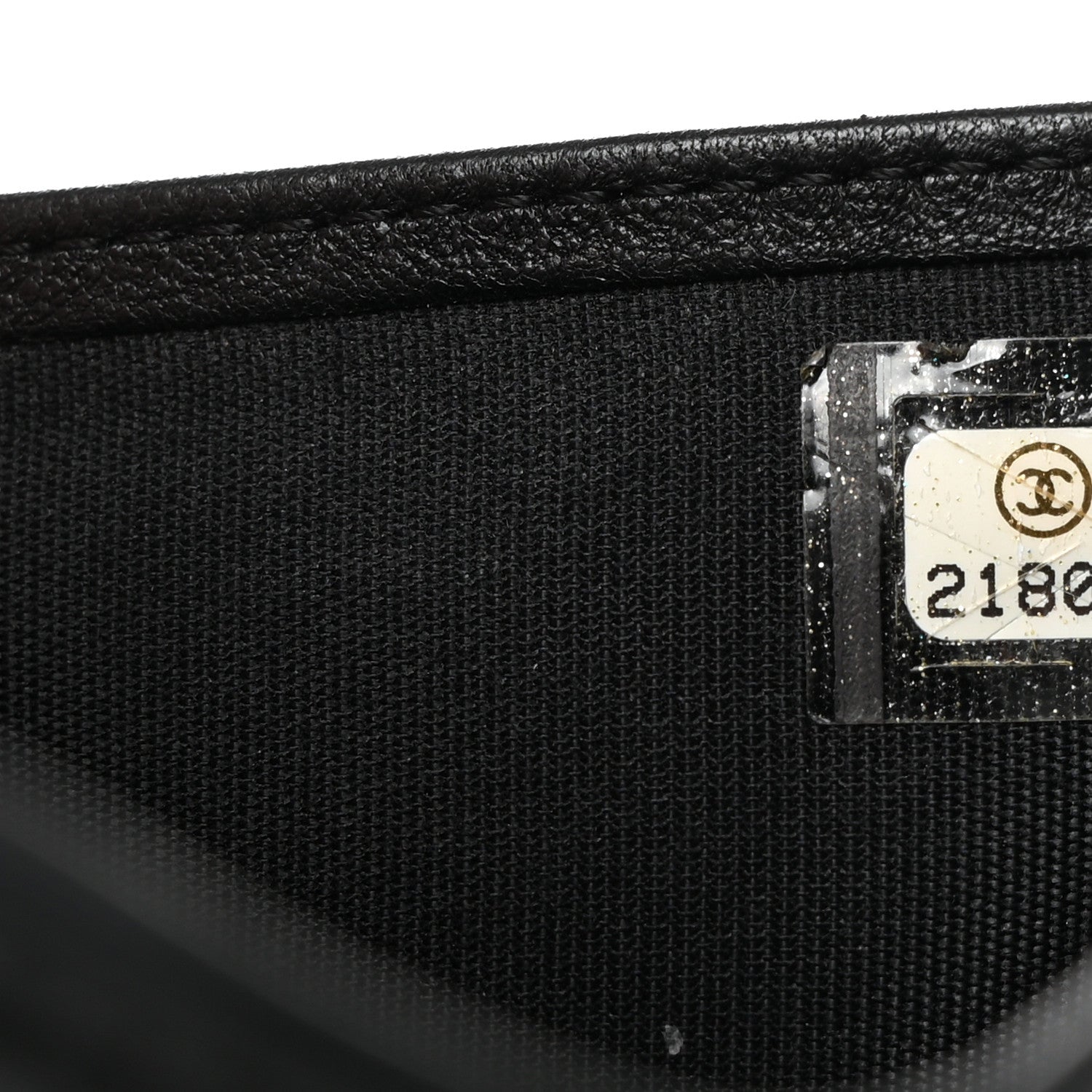 Chanel Caviar Quilted Compact Boy Wallet Black 8 of 10