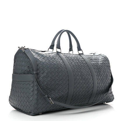 Bottega Veneta Nappa Intrecciato Large Holdall Duffel Grey 3 of 9