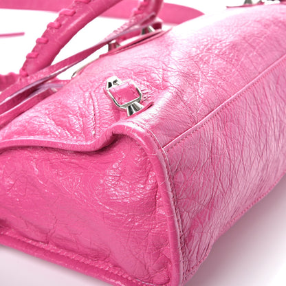 Balenciaga Agneau Classic Silver Hardware S City Rose Flamingo 9 of 12