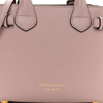 Burberry Grainy Calfskin House Check Baby Banner Tote Pale Orchid 8 of 10