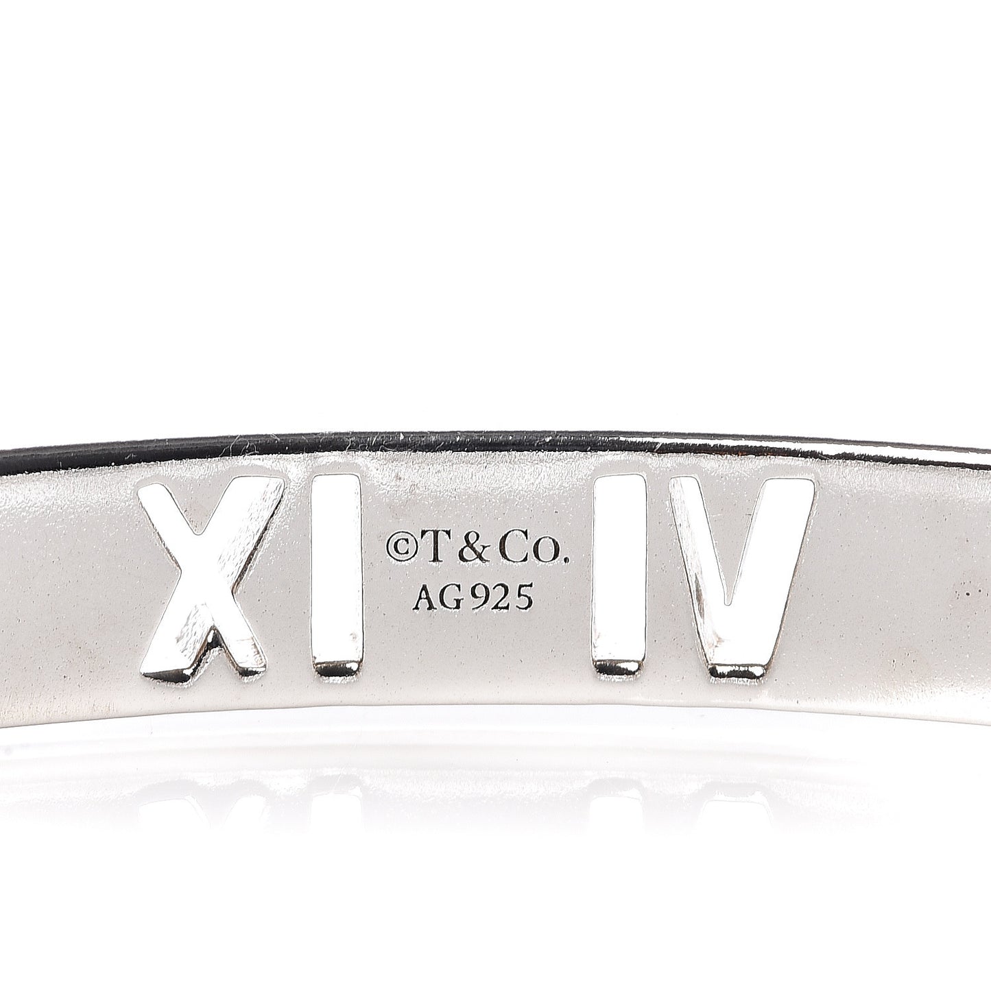 Sterling Silver Atlas Pierced Hinged Bangle Bracelet